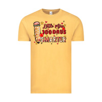 Vintage Mustard little miss 100 days smarter Vintage Tee - MaliasSmallBusiness