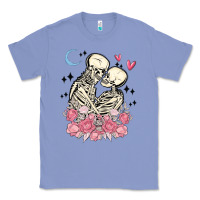 Colony Blue the lovers skeletons Classic Tee - MaliasSmallBusiness