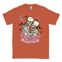 Copper the lovers skeletons Classic Tee - MaliasSmallBusiness