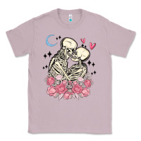 Lilac the lovers skeletons Classic Tee - MaliasSmallBusiness