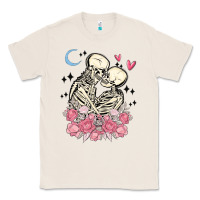 Natural the lovers skeletons Classic Tee - MaliasSmallBusiness