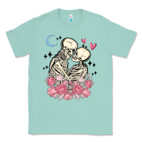 Seafoam the lovers skeletons Classic Tee - MaliasSmallBusiness
