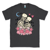 Smoke the lovers skeletons Classic Tee - MaliasSmallBusiness