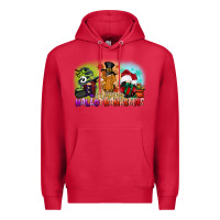 Cardinal happy hallothanksmas gnomes Premium Hoodie - CowGirlArtShop