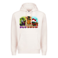 Pale Pink happy hallothanksmas gnomes Premium Hoodie - CowGirlArtShop