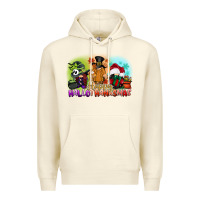 Sandshell happy hallothanksmas gnomes Premium Hoodie - CowGirlArtShop