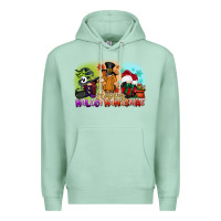 Seafoam happy hallothanksmas gnomes Premium Hoodie - CowGirlArtShop