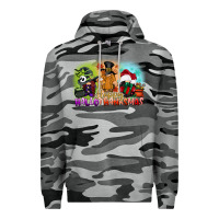 Slate Camo happy hallothanksmas gnomes Premium Hoodie - CowGirlArtShop