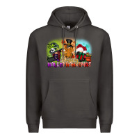 Smoke happy hallothanksmas gnomes Premium Hoodie - CowGirlArtShop