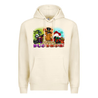 Tofu happy hallothanksmas gnomes Premium Hoodie - CowGirlArtShop