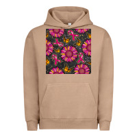 Breast Cancer Sunflower Seamless Pattern Urban Hoodie | Teevron