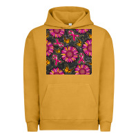 Pigment Peanut Butter breast cancer sunflower seamless pattern Urban Hoodie - BundleAndBundleShop