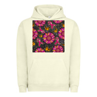 Pigment Pistachio breast cancer sunflower seamless pattern Urban Hoodie - BundleAndBundleShop