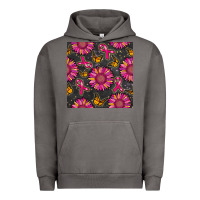 Pigment Tornado breast cancer sunflower seamless pattern Urban Hoodie - BundleAndBundleShop