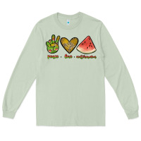 Matcha peace love watermelon Long Sleeve Tee - JahusDesignShop