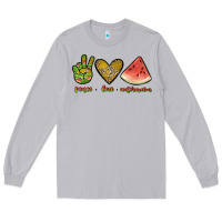Moon Dust peace love watermelon Long Sleeve Tee - JahusDesignShop