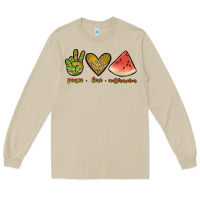 Mushroom peace love watermelon Long Sleeve Tee - JahusDesignShop