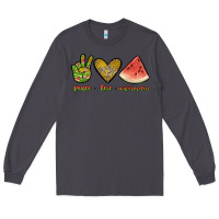 Smoke peace love watermelon Long Sleeve Tee - JahusDesignShop