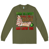 Army Green torn between lookin' like a snack and eatin' one bbs Long Sleeve Tee - BundleAndBundleShop