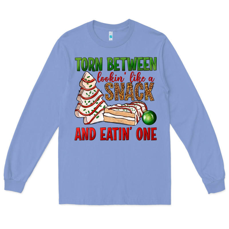 Torn Between Lookin' Like A Snack And Eatin' One Bbs Long Sleeve Tee by BundleAndBundleShop | Teevron