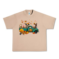 Burro fall farm animals truck nancy Urban Heavy Tee - NancyCooperArtShop