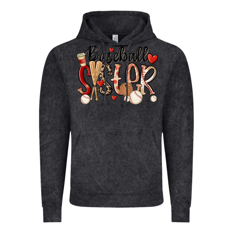 Baseball Sister Vintage Hoodie by MaliasSmallBusiness | Teevron