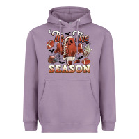 Lavender tis the season football halloween Heavyweight Hoodie - CowGirlArtShop
