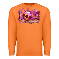 Carrot love christmas pink Premium Sweatshirt - CowGirlArtShop