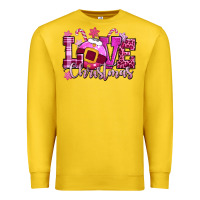 Lemon love christmas pink Premium Sweatshirt - CowGirlArtShop