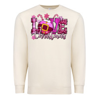 Love Christmas Pink Premium Sweatshirt | Teevron