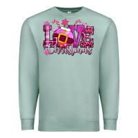 Seafoam love christmas pink Premium Sweatshirt - CowGirlArtShop