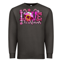 Smoke love christmas pink Premium Sweatshirt - CowGirlArtShop