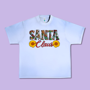 Santa Claus Urban Heavy Tee Designed By Adodesignshop