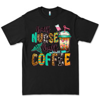 Black half nurse half coffee Premium Tee - Jasminsmagicworld