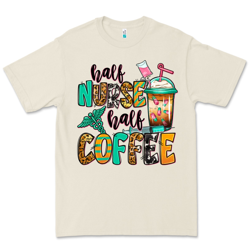 Half Nurse Half Coffee Premium Tee by Jasminsmagicworld | Teevron