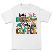 White half nurse half coffee Premium Tee - Jasminsmagicworld