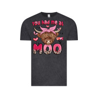 Vintage Black you had me at moo Vintage Tee - MaliasSmallBusiness