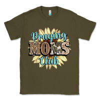 Army Green praying moms club Classic Tee - NancyCooperArtShop