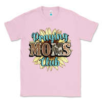 Bubblegum Pink praying moms club Classic Tee - NancyCooperArtShop