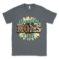 Charcoal Heather praying moms club Classic Tee - NancyCooperArtShop