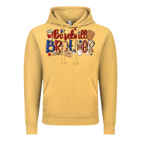 Vintage Mustard baseball brother Vintage Hoodie - MaliasSmallBusiness