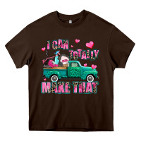 Chocolate Brown i can totally make that Heavy Core Tee - AdoDesignShop