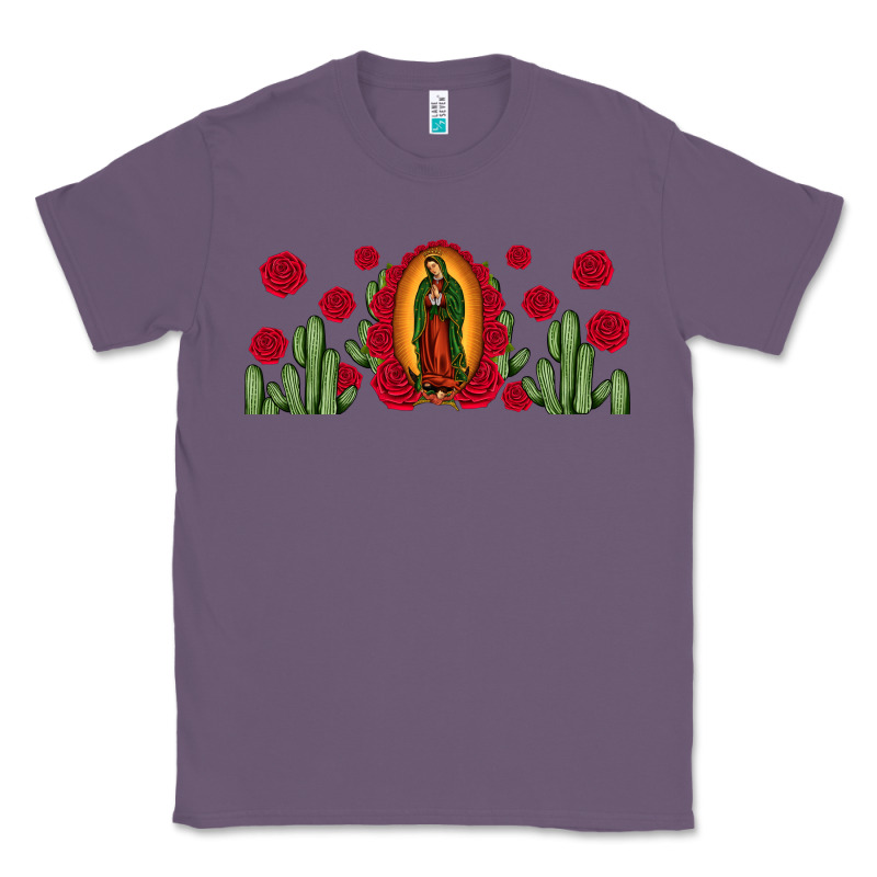 Lady Of Guadalupe Cactus Rose Classic Tee by JahusDesignShop | Teevron