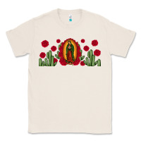 Natural lady of Guadalupe cactus rose Classic Tee - JahusDesignShop