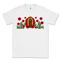White lady of Guadalupe cactus rose Classic Tee - JahusDesignShop