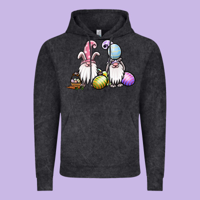 Easter Gnomes Vintage Hoodie Designed By Jasminsmagicworld