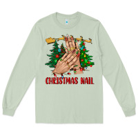 Matcha christmas nail bbs Long Sleeve Tee - BundleAndBundleShop