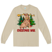 Mushroom christmas nail bbs Long Sleeve Tee - BundleAndBundleShop