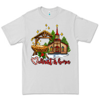 Dove Grey the church  chrıst is born Premium Tee - AdoDesignShop