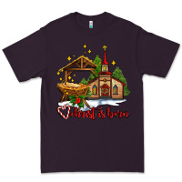 Plum the church  chrıst is born Premium Tee - AdoDesignShop